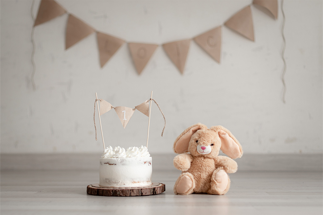 Fotografía infantil Smashcake tarta
