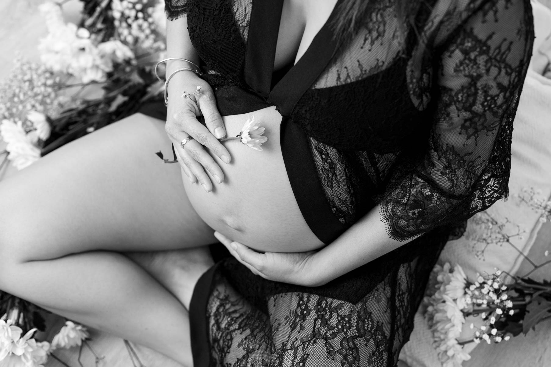Fotografía de embarazo barriga
